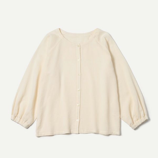 オーガニックコットン 変わりガーゼパフスリーブパジャマ