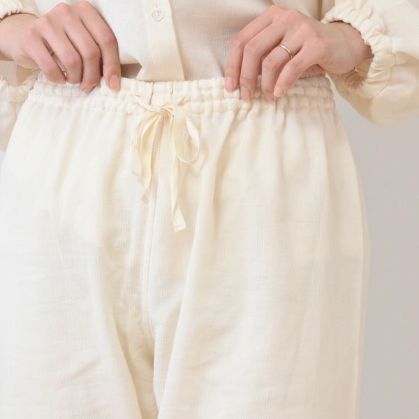 オーガニックコットン 変わりガーゼパフスリーブパジャマ