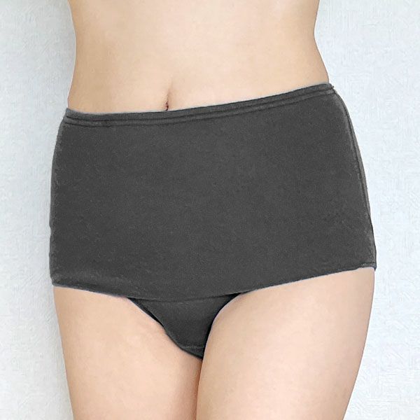 オーガニックコットン Botanical Warm Wear 腹巻き付きショーツ