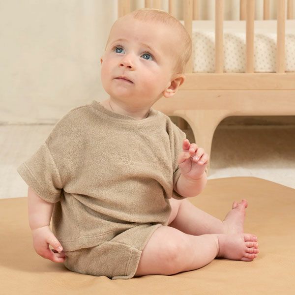 オーガニックコットン ベビーテリーＴシャツ＆ショーツ