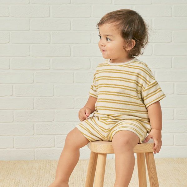 オーガニックコットン ベビーテリーＴシャツ＆ショーツ