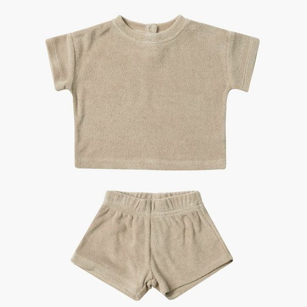 オーガニックコットン ベビーテリーＴシャツ＆ショーツ