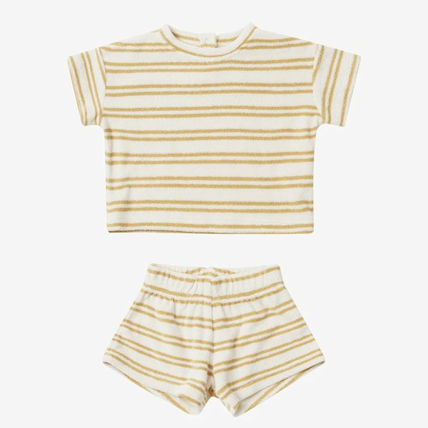 オーガニックコットン ベビーテリーＴシャツ＆ショーツ