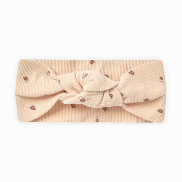 オーガニックコットン ベビーリブターバン