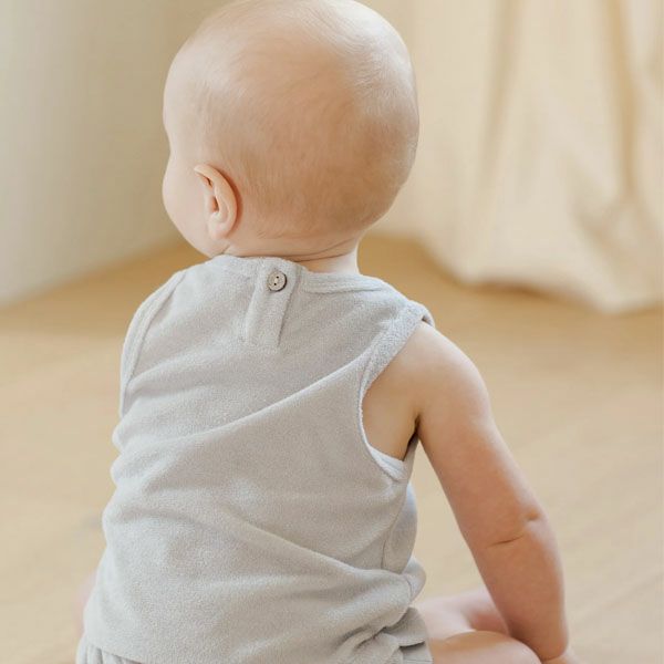 オーガニックコットン ベビーテリータンクトップ＆ショーツ