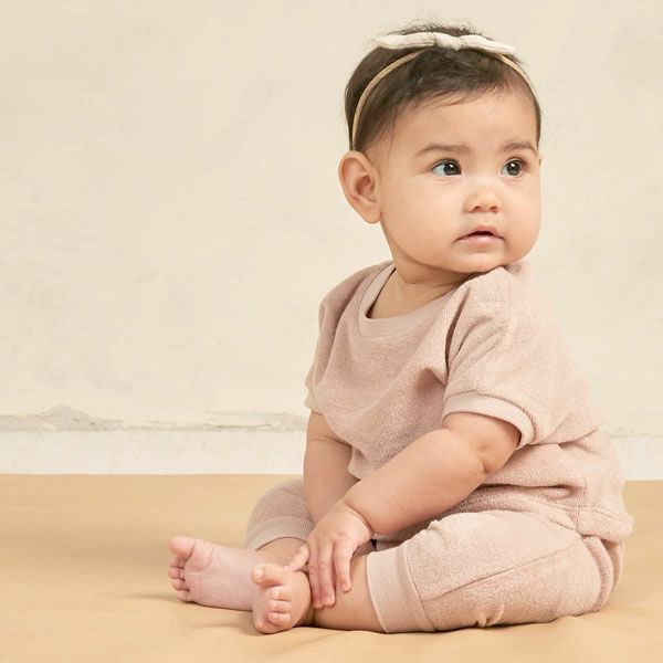 オーガニックコットン ベビーテリーＴシャツ＆パンツ