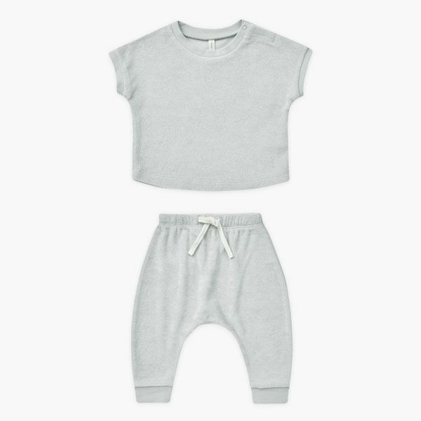 オーガニックコットン ベビーテリーＴシャツ＆パンツ