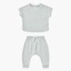 オーガニックコットン ベビーテリーＴシャツ＆パンツ