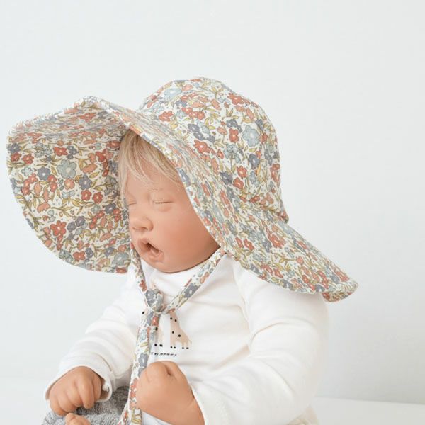 オーガニックコットン ベビーフロッピーサンハット