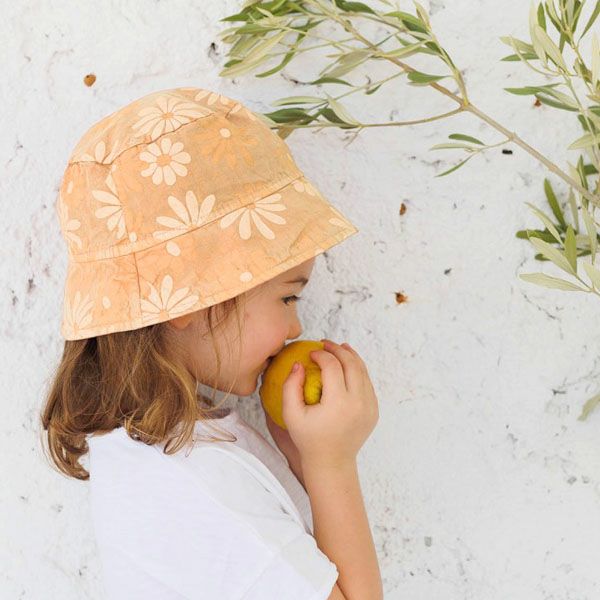 オーガニックコットン ベビーボブハットDAISY