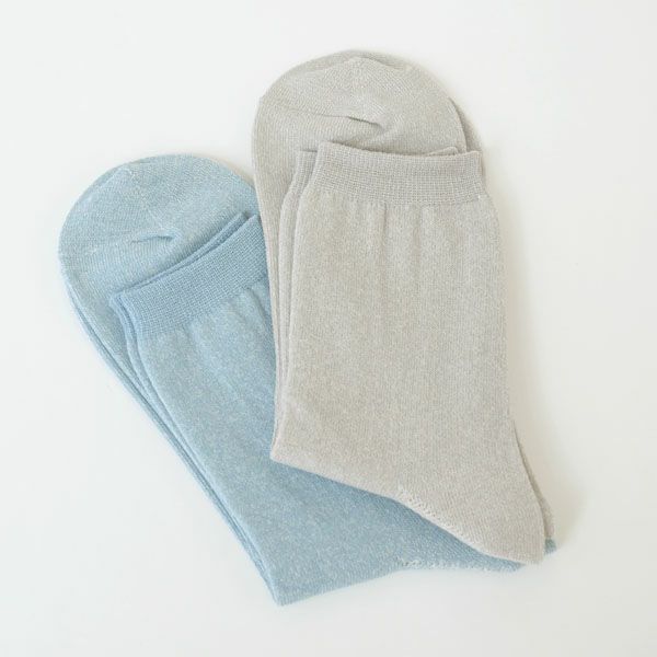 オーガニックコットン＆和紙さらさら快適ソックス