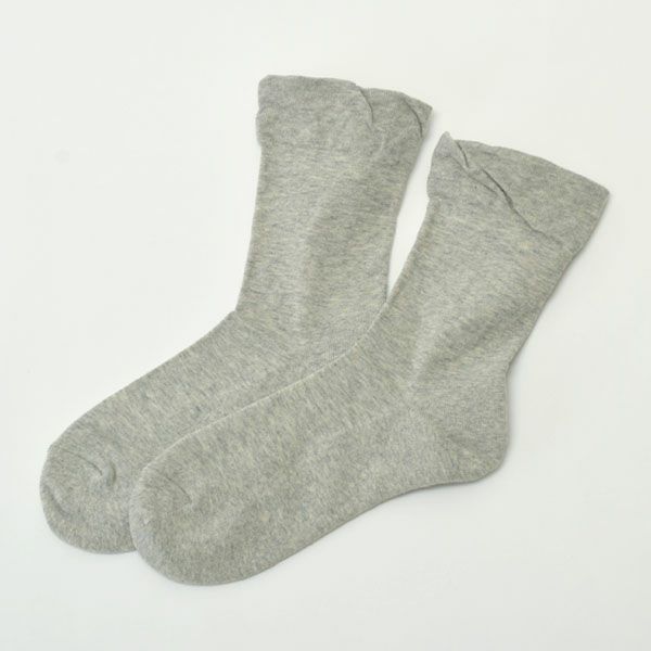 オーガニックコットン 口ゴムゆったり足裏パイルソックス