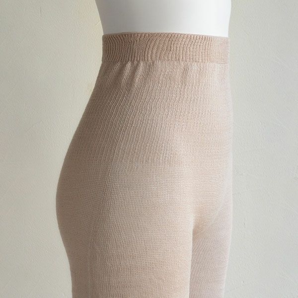 オーガニックコットン 薄手ニットペチパンツ