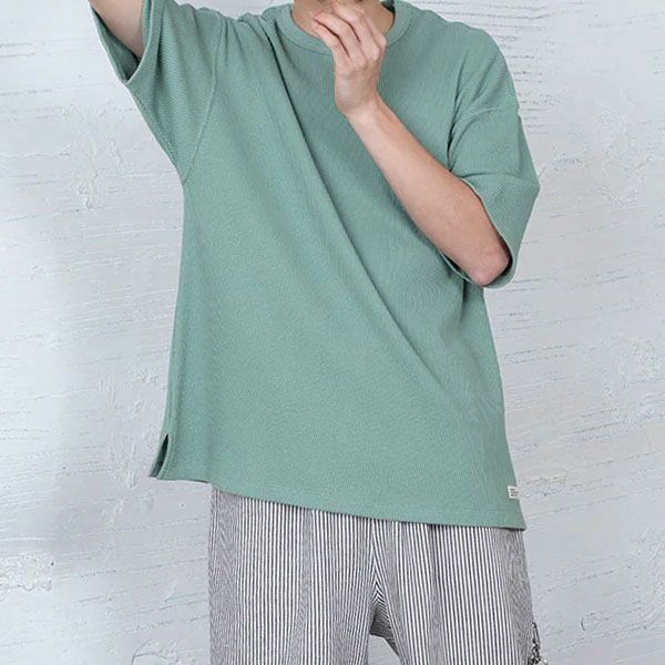 オーガニックコットン 8.8オンスサーマル半袖Tシャツ