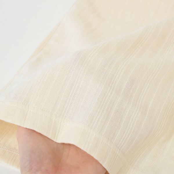 オーガニックコットン ダブルガーゼ前あきパジャマ