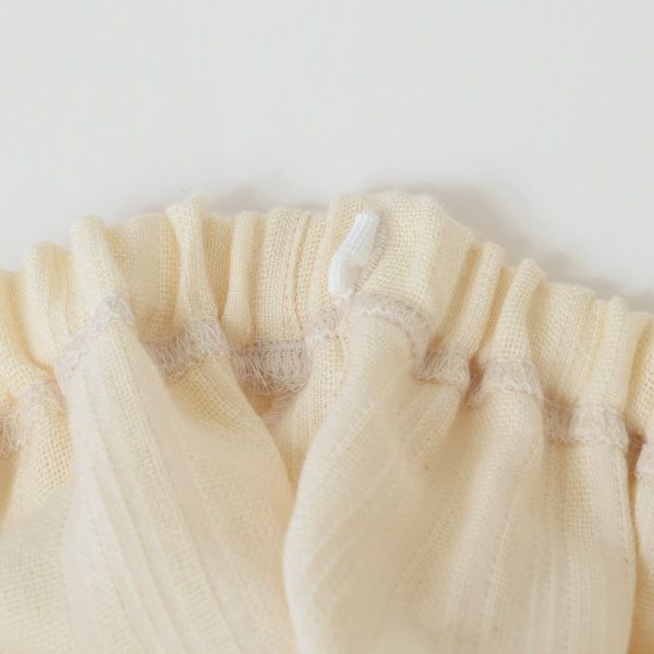 オーガニックコットン ダブルガーゼ前あきパジャマ