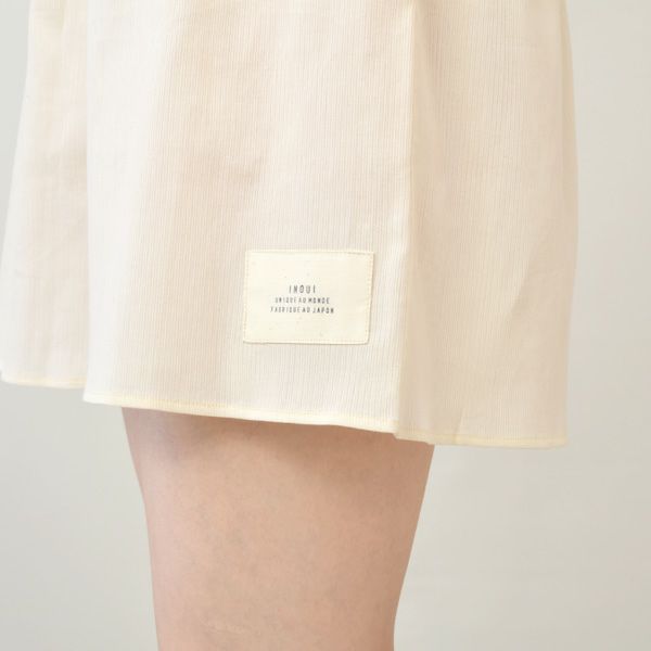 オーガニックコットン inoui高島縮ショートペチパンツ