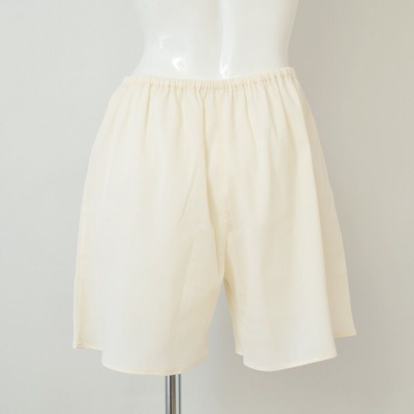 オーガニックコットン inoui高島縮ショートペチパンツ