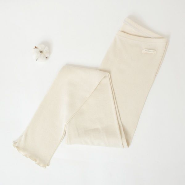 オーガニックコットン 葛和紙フライスロングレギンス