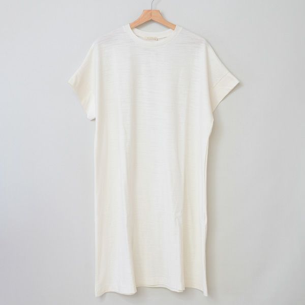 オーガニックコットン 葛和紙スラブ天竺ワンピース