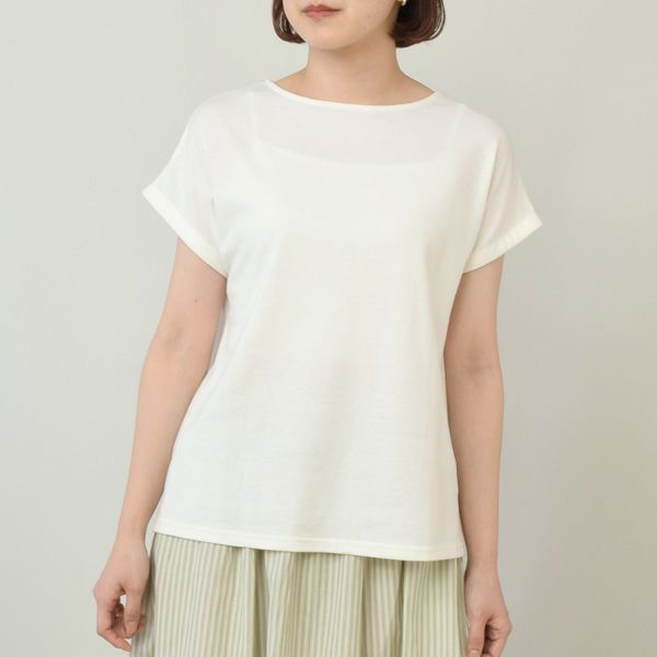 オーガニックコットン 葛和紙天竺Tシャツ