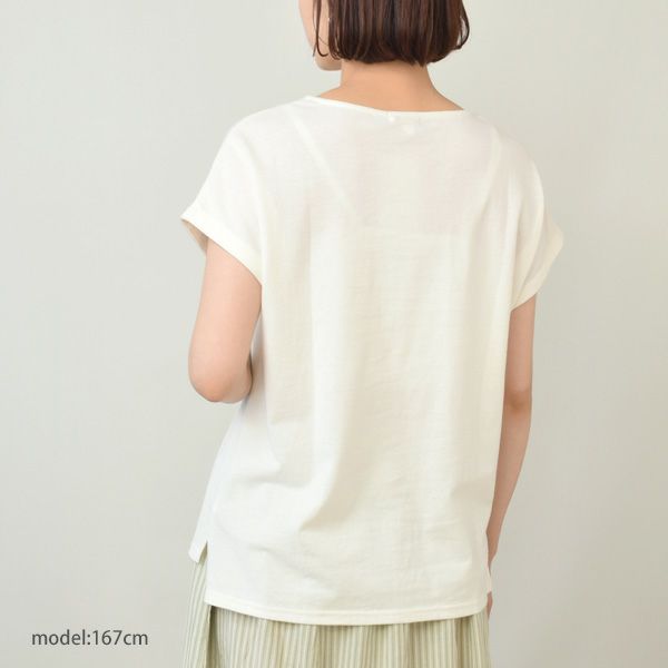 オーガニックコットン 葛和紙天竺Tシャツ