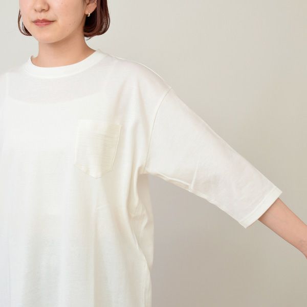 オーガニックコットン 葛和紙天竺ワイドTシャツ