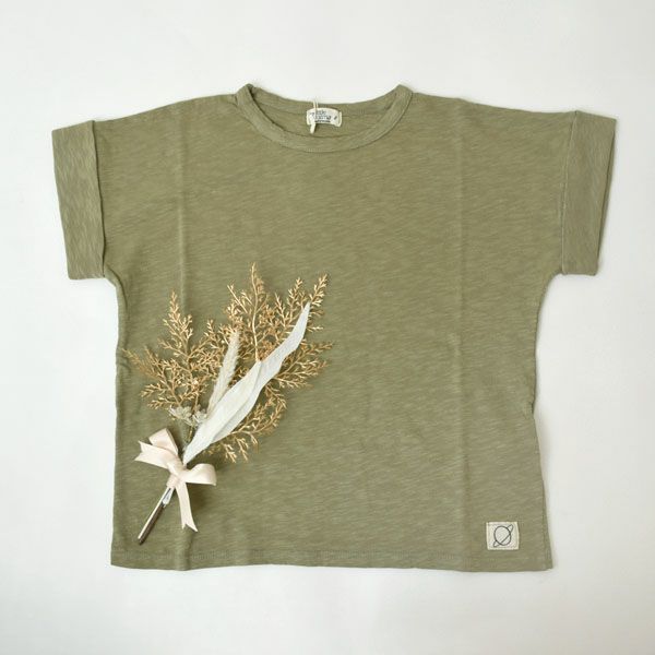 オーガニックコットン キッズスラブベーシックTシャツ