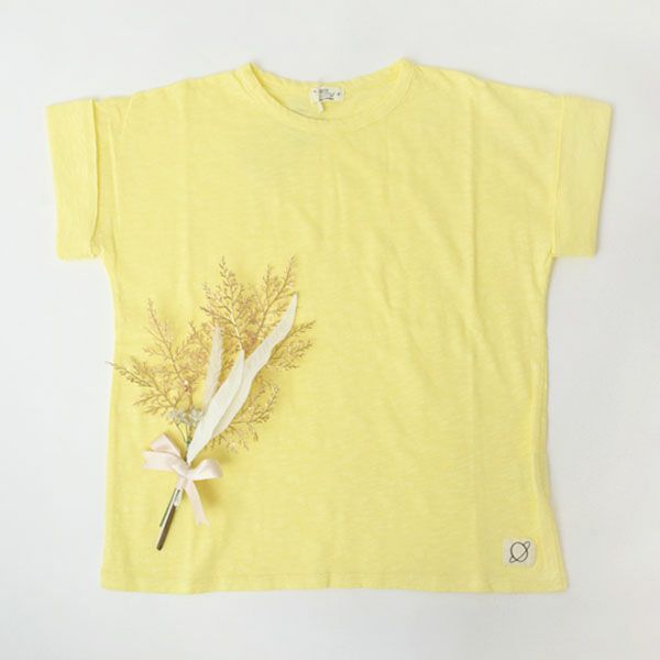 オーガニックコットン キッズスラブベーシックTシャツ