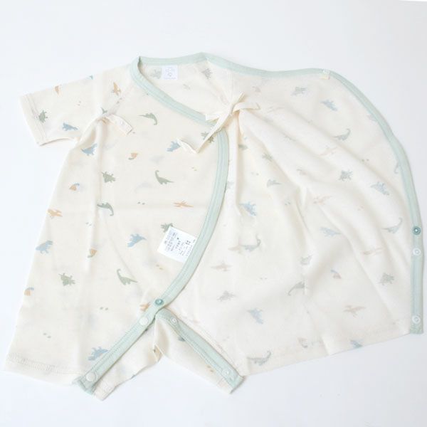 オーガニックコットン 吊天竺コンビオール 恐竜柄