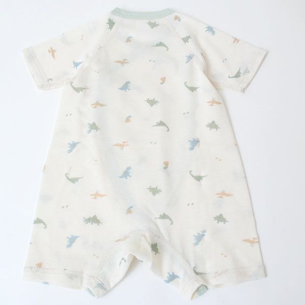 オーガニックコットン 吊天竺コンビオール 恐竜柄