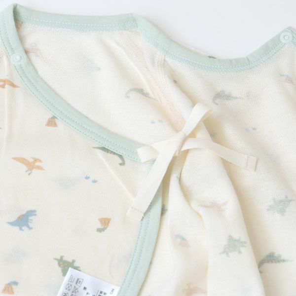 オーガニックコットン 吊天竺ツーウェイドレス 恐竜柄