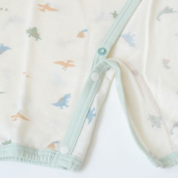 オーガニックコットン 吊天竺ツーウェイドレス 恐竜柄