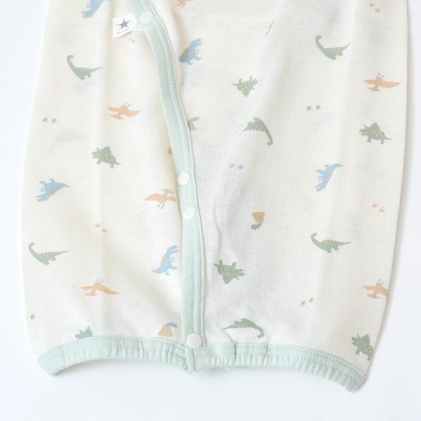 オーガニックコットン 吊天竺ツーウェイドレス 恐竜柄