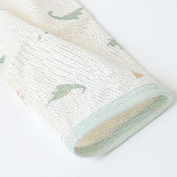 オーガニックコットン 吊天竺ツーウェイドレス 恐竜柄