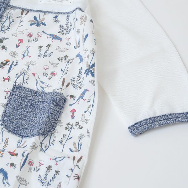 オーガニックコットン 吊天竺ツーウェイドレス リバティTheo