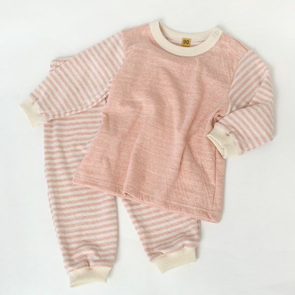 オーガニックコットン ベビー接結ホームウェア