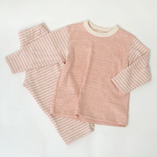 オーガニックコットン キッズ接結ホームウェア