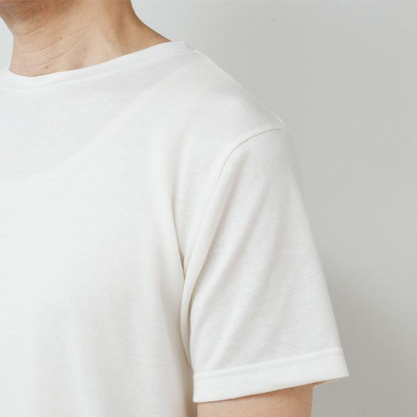 オーガニックコットン 葛和紙天竺メンズ半袖Tシャツ