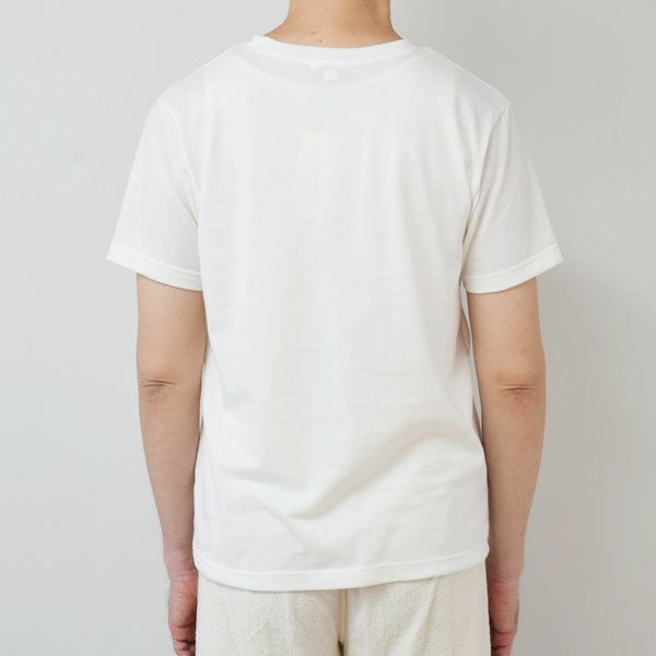 オーガニックコットン 葛和紙天竺メンズ半袖Tシャツ