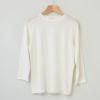 オーガニックコットン 葛和紙天竺メンズ長袖Tシャツ