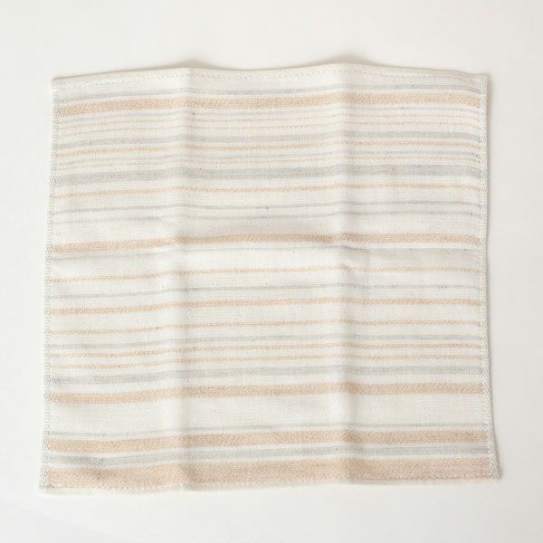 オーガニックコットン 葛和紙ガーゼタオルハンカチ