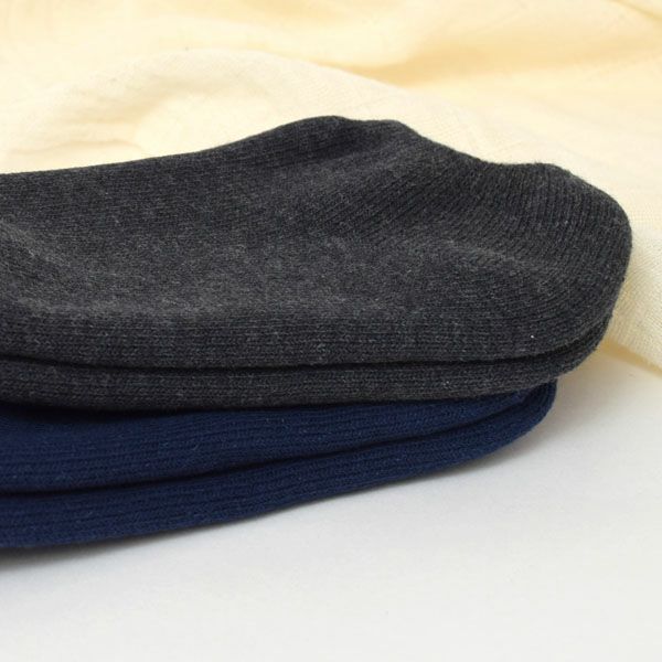 オーガニックコットン 葛和紙パイルスニーカー丈ソックス