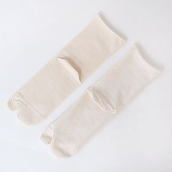 オーガニックコットン ゴムなし足袋型ソックス