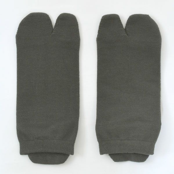 オーガニックコットン 五倍子足袋型パイルソックス