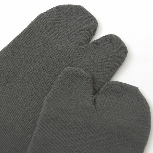 オーガニックコットン 五倍子足袋型パイルソックス