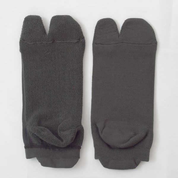 オーガニックコットン 五倍子足袋型パイルソックス