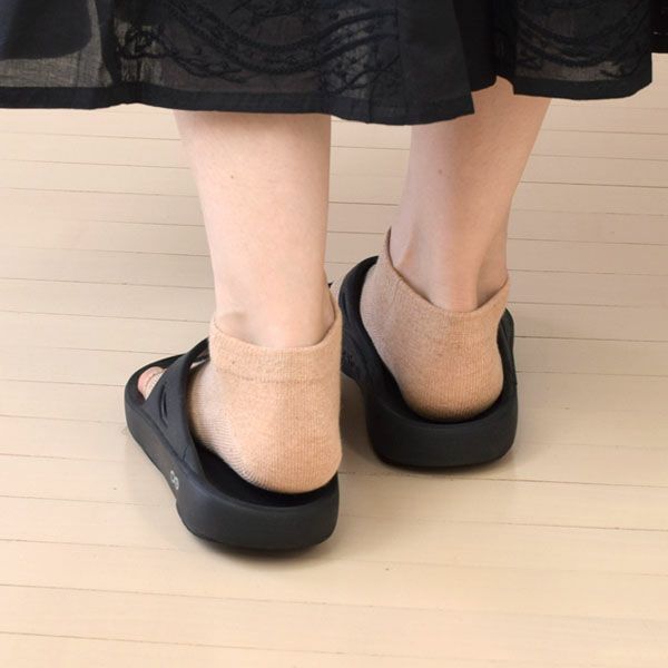 オーガニックコットン 五本指フィンガーレスソックス