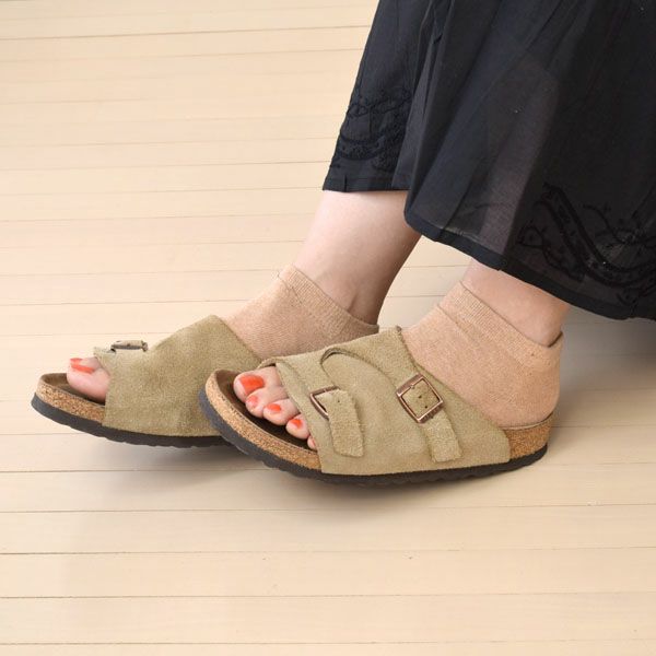 オーガニックコットン 五本指フィンガーレスソックス