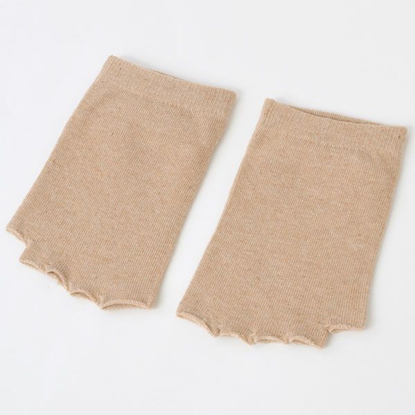 オーガニックコットン 五本指フィンガーレスソックス